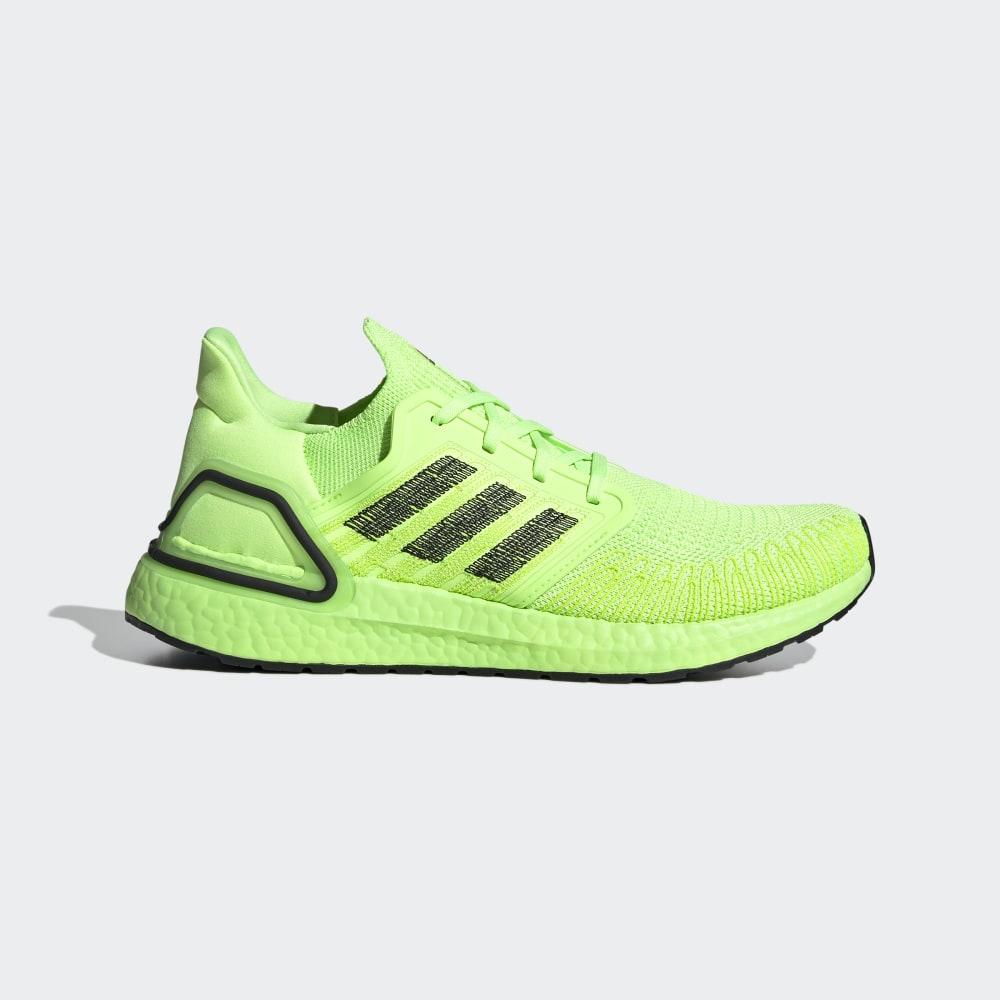 Adidasi Alergare Adidas Ultraboost 20 Dama Romania - Verzi/Negrii EG0710